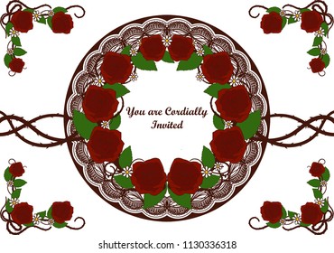 Rose Invitation Card
Everything Separate