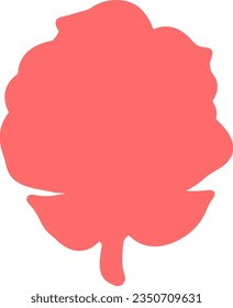 rose isolated vector silhouette icon