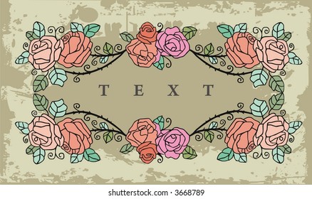 rose label