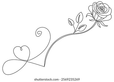  Rose line art drawing Images illustration collection Free Vector