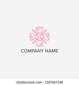 Rose logo design