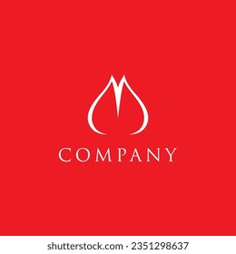 Rose logo design, flower logo, tulip logo, nature, organic, red