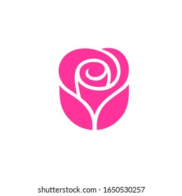 Rose Logo Design Modern Template