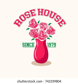 Rose Logo Emblem 