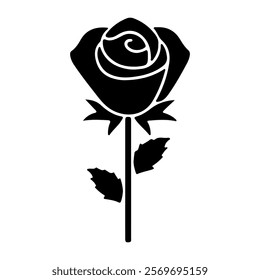 Rose logo icon silhouette vector style Collection Enhance Your Designs