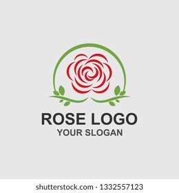 Rose Logo Template