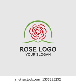Rose Logo Template