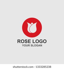 Rose Logo Template