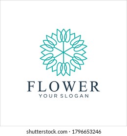 rose logo vector design template
