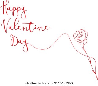 rose love valentine red romance