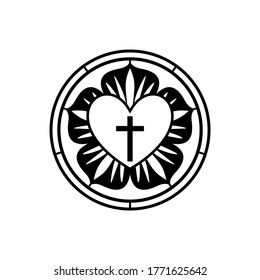 Church Logo Cristian Symbols Family Christ Stock Vector (Royalty Free ...