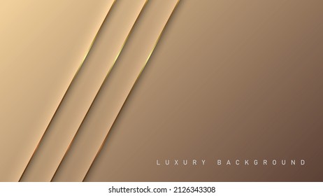 Rose, luxuriöser Hintergrund mit goldenen Elementen, Design des Papierkonzepts