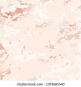 Rose marble. Elegant vector background with rose gold effect for sales, designs for covers, invitations and cards