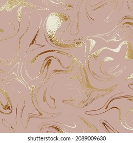 Rose marble. Vector texture with rose gold marble. Background for design