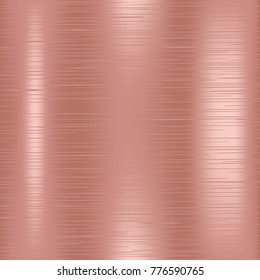 Rose metal background. Metallic texture card. Gradient for design
