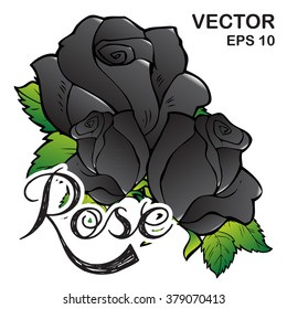 Rose motif,Flower design elements vector