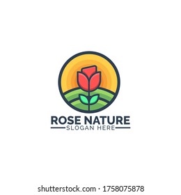 Rose nature logo template. Flower Logo Template.
Suitable for Creative Industries, Company, Multimedia, Entertainment, Education, Shop 
and other related business.
