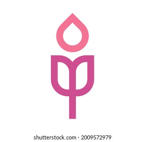 plantilla de diseño del vector del logotipo de aceite de rosa