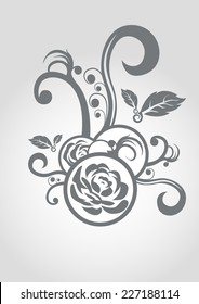 Rose Ornament Background