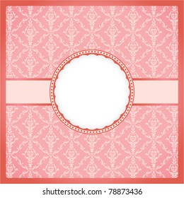 Rose ornamental frame