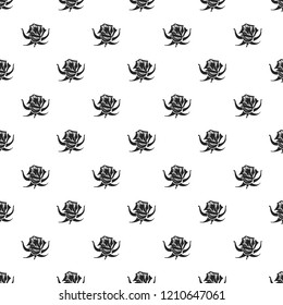 Rose pattern seamless repeat background for any web design