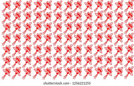 Rose pattern written background 