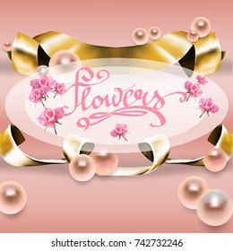 rose pearl vector