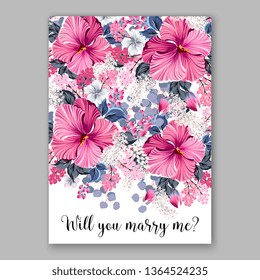 Rose peony wedding invitation tropical floral background ranunculus greenery herbal
