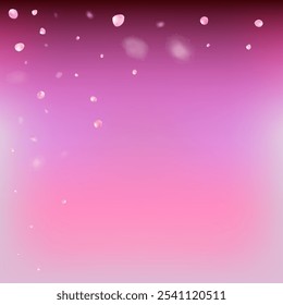 Pétalos de rosa volando confeti. Marco de pétalos Sakura de rosa de cereza japonesa que cae. Textura mágica de Premium femenina. El Viento Deja El Anuncio De Confeti. Cosméticos En Flor Y Fondo Floral Noble.