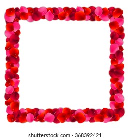 Rose Petals Frame
