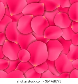 Rose Petals Seamless Pattern