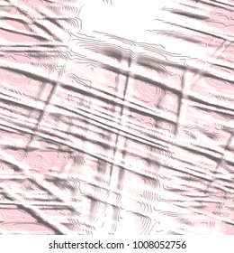 rose pink abstract 3D pattern with straight highlighted embossed diagonal crossing lines, vector illustration