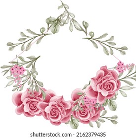 novia rosa para ser plantilla de invitación