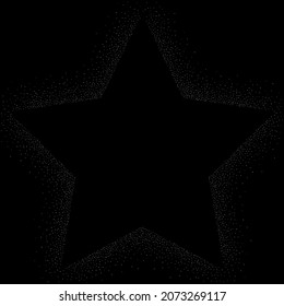 Rose, pink stars. Sprocket, shiny confetti. Scattered little sparkling glitter balls circles. Random stellar falling on black background. New Year Christmas background. Vector illustration.
