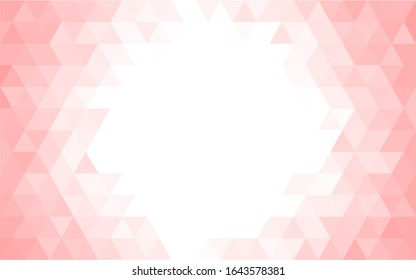 Rose polygonal mosaic background, Vector illustration,  