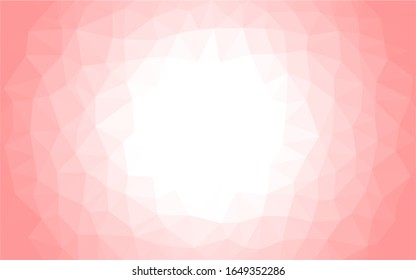 Fondo de mosaico poligonal Rose, Ilustración vectorial, Utilizado para presentación, información, tecnología, sitio web, afiche, negocio, trabajo.