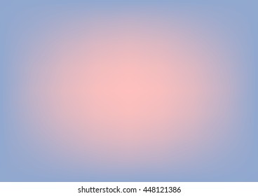 Rose Quartz Blue Serenity Gradient Blur Empty Space Background. Vector Illustration