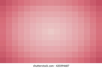 Rose Quartz colored in triangle polygon pattern background (vector)