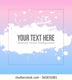 Rose quartz and serenity background with place for your text. Vector illustration with colors of the year.