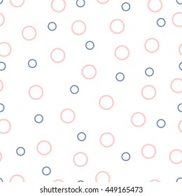 Rose quartz and serenity vector seamless pattern