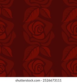 rosa, rosa mosqueta, flor, floral, patrón, fondo, sin costuras, diseño, Vector, motivo, adorno, flor, hoja, belleza, textil, vintage, lindo, prado, arte, Fondo de pantalla, naturaleza, impresión, ilustración