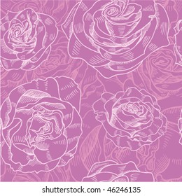 rose seamless background floral pattern