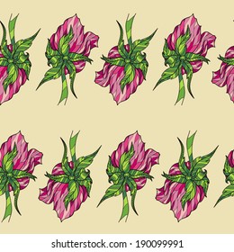 Rose seamless pattern