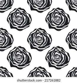 Rose seamless pattern 