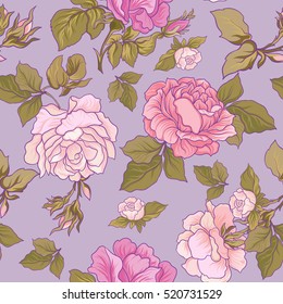 Rose Seamless pattern