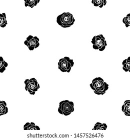 rose seamless pattern background icon.