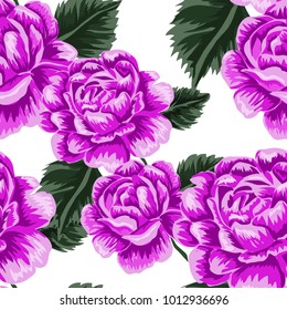 Rose seamless pattern. Beautiful floral texture. Vintage.
