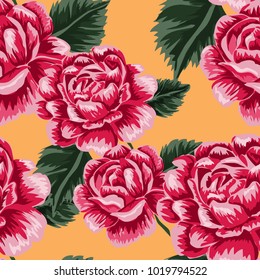 Rose seamless pattern. Beautiful floral texture. Vintage.

