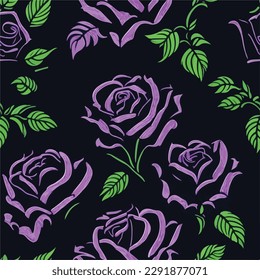 Patrón sin costura rosa, diseño de líneas, diseño, papel de escritorio, vector, papel de escritorio negro