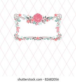 rose set, invitation card